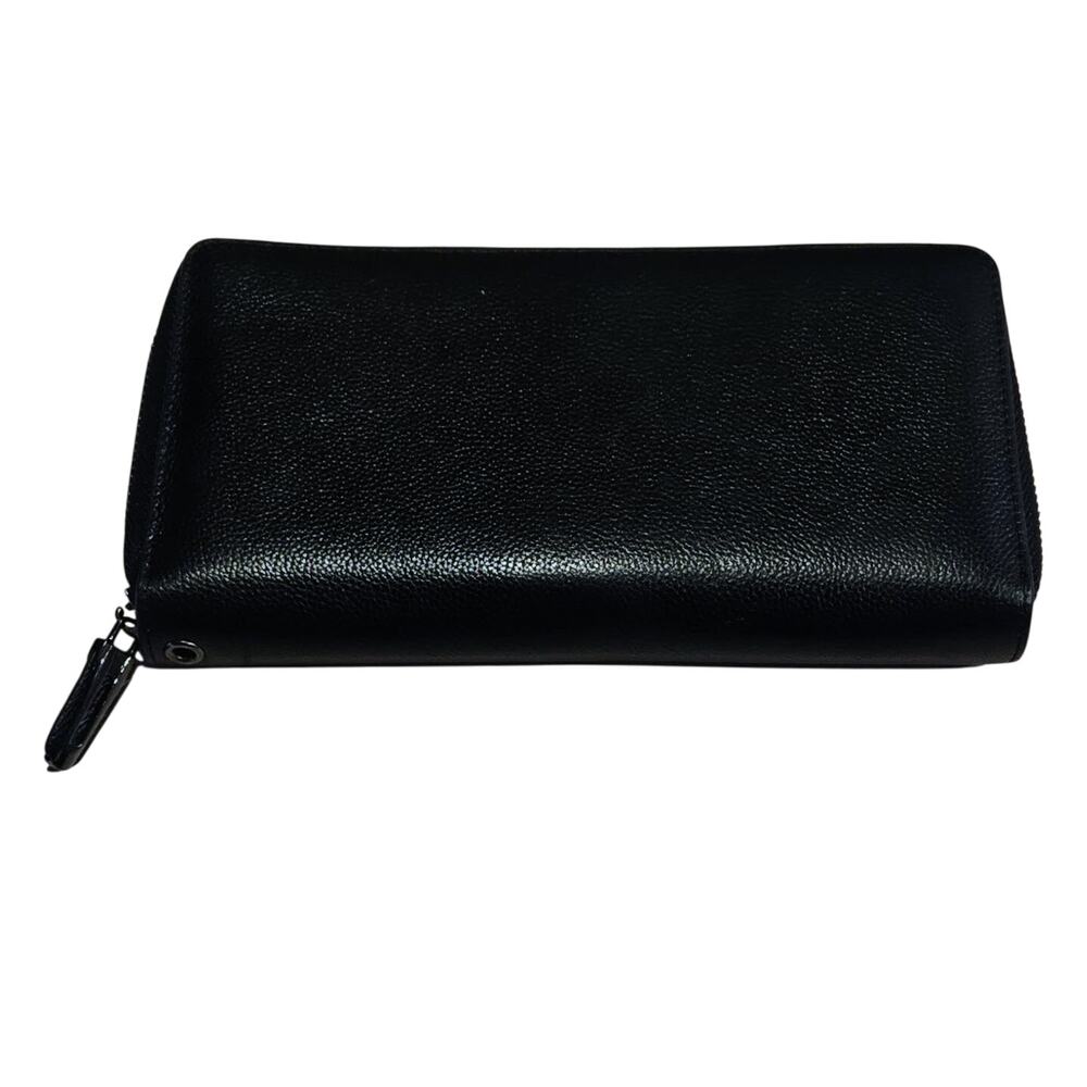 Bveyzi (Amazon) Women RFID Blocking  Leather Zip-Around Wallet Lots of Pockets